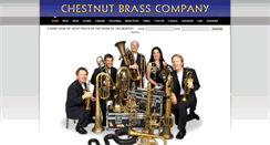 Desktop Screenshot of chestnutbrass.com